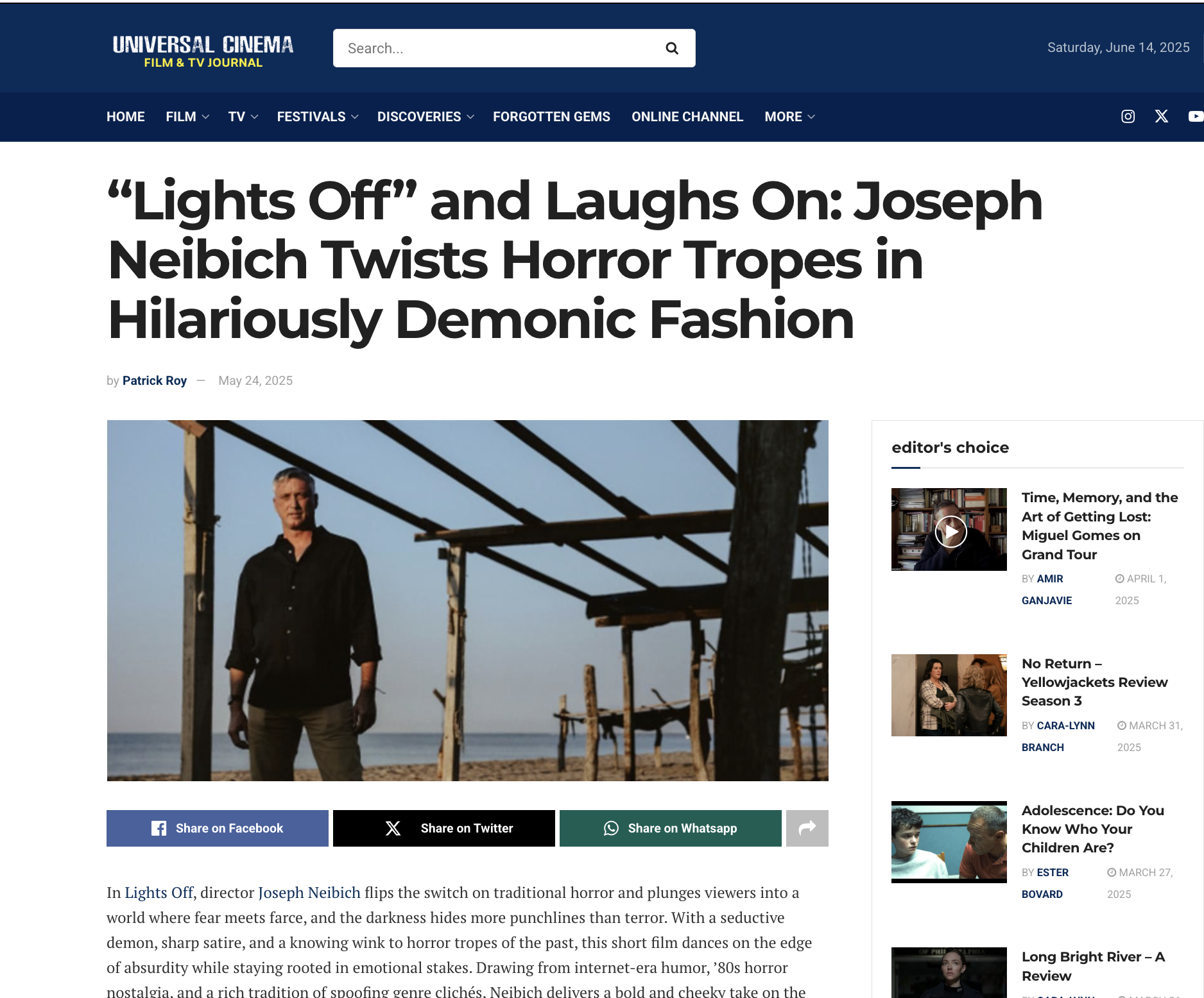 Joseph Neibich Lights Off Nybyk