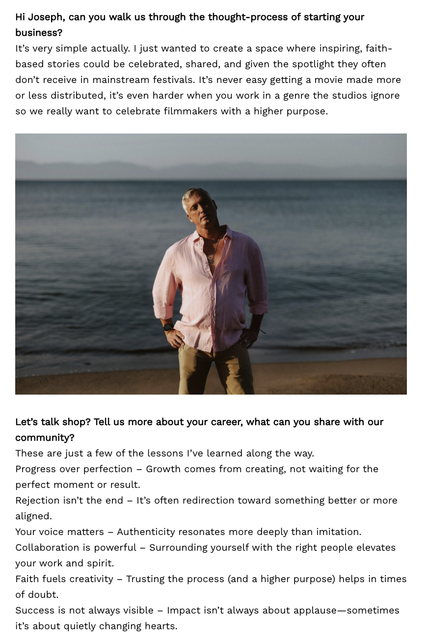 Joseph Neibich Nybyk ShoutOut